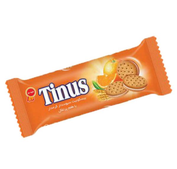 Cream Sweetmeal Biscuit Tinus-Orange Flavor
