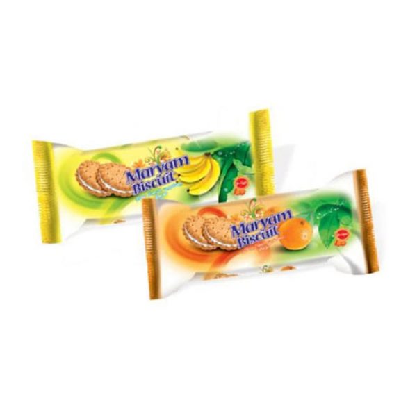Maryam Cream Biscuit-Banana Flavor