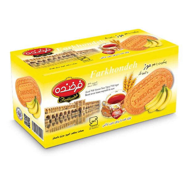Biscuit With Banana taste decorated with sugar ( Model 1000)